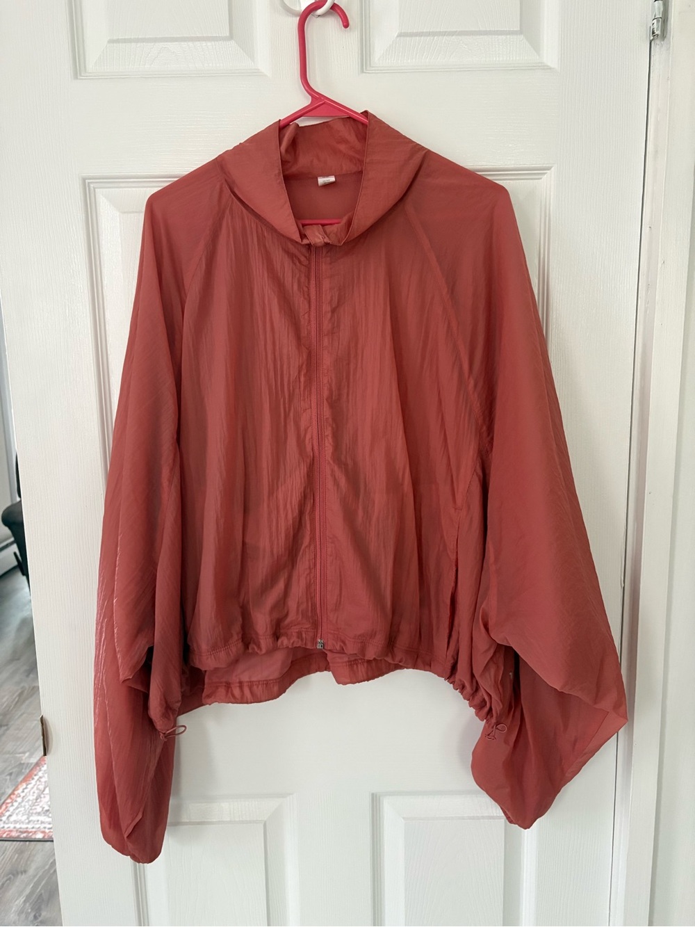 Old Navy Rust Hooded Bomber Jacket - Women's